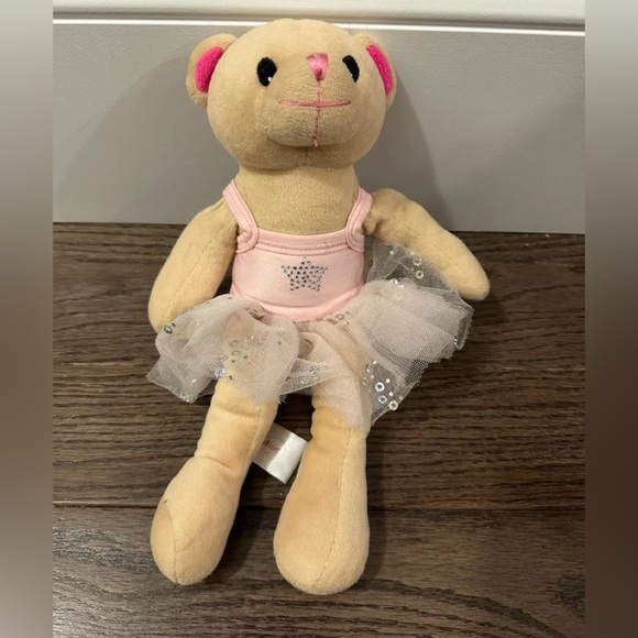 Revolution Dancewear Bear Plush Stuffed Animal Pink Tutu Leotard Dress 11" in - Picture 1 of 4